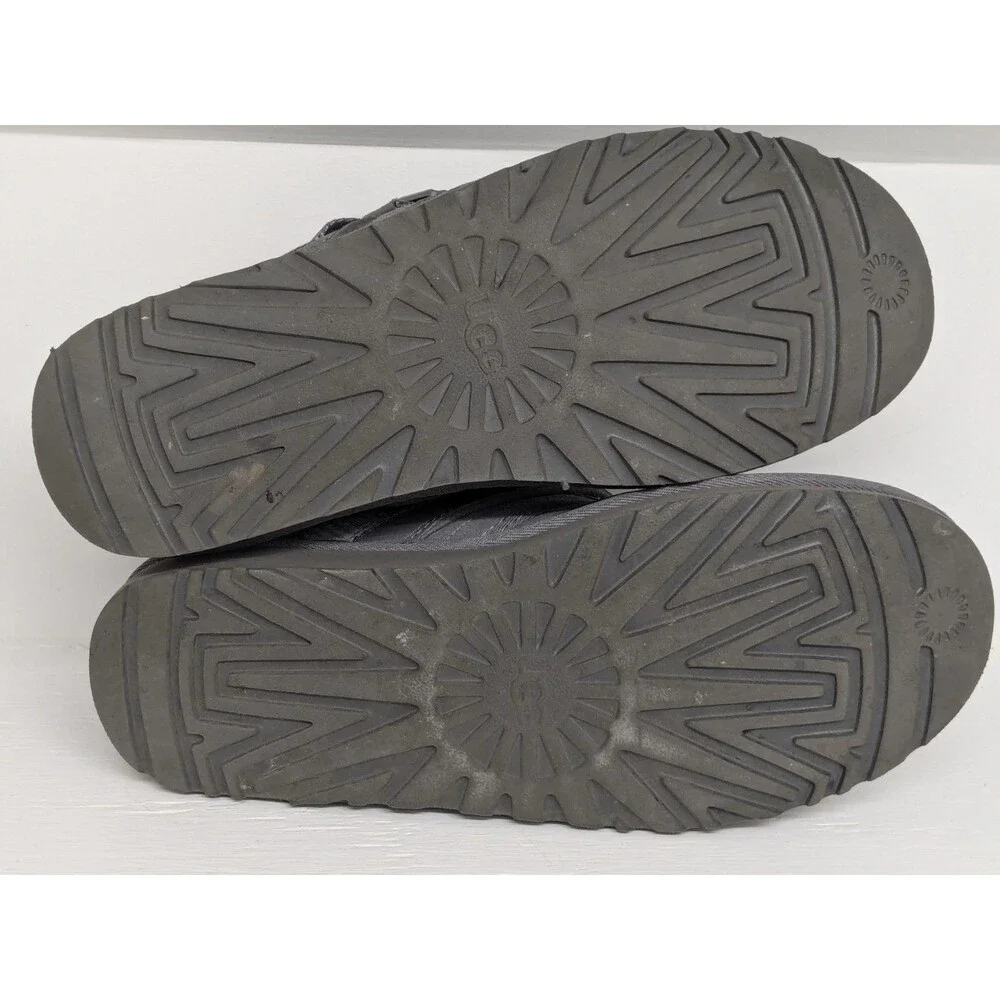 UGG Neumel Snapback Men’s Boots Metal Grey Suede Size 12 Winter Shoes